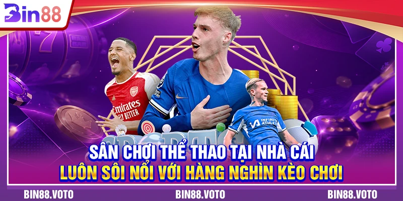 Sân chơi thể thao tại nhà cái luôn sôi nổi với hàng nghìn kèo chơi.